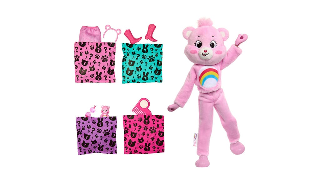 Barbie se une a los Care Bears con la nueva colección de muñecas
