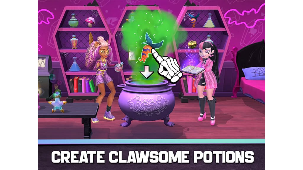 Este nuevo juego móvil de Monster High es aterradoramente divertido