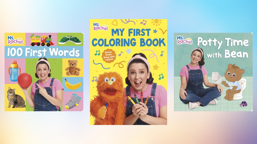 Comencemos con el entrenamiento para ir al baño y las primeras palabras con los nuevos libros de Ms. Rachel