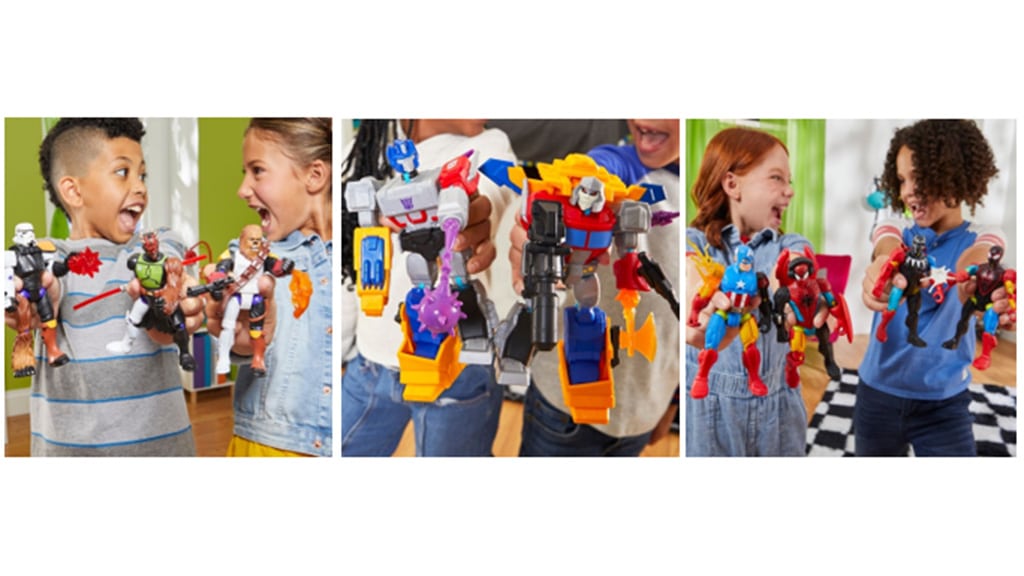 Combina a los personajes favoritos de tu familia con las figuras de acción MixMashers
