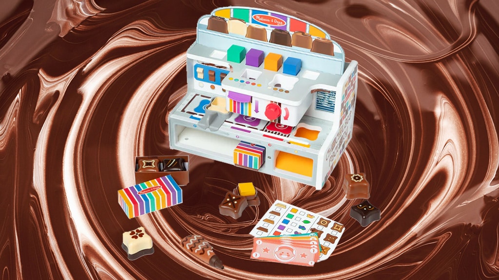 Juego de fábrica de chocolate de Melissa & Doug