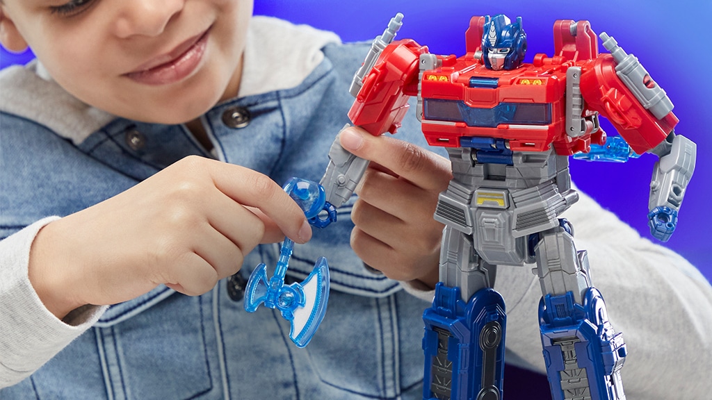 Hasbro Transformers One Power Flip Optimus Prime