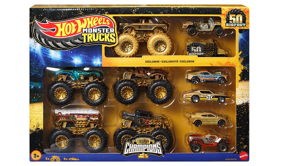 ¡Celebra la Navidad con los nuevos Hot Wheels Bigfoot Monster Trucks!