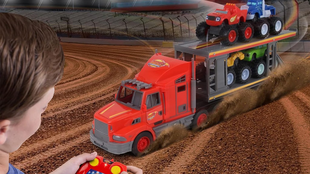 NKOK Blaze and the Monster Machines R/C Transporter