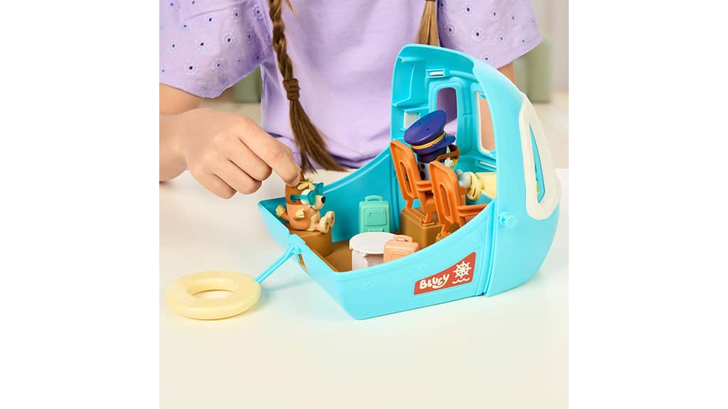 Moose Toys Bluey 3 en 1 avión transformable juego set