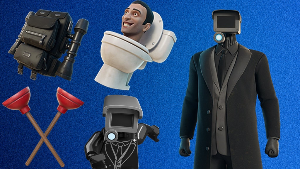 ¡Elimina a la competencia con los nuevos artículos de Fortnite x Skibidi Toilet!