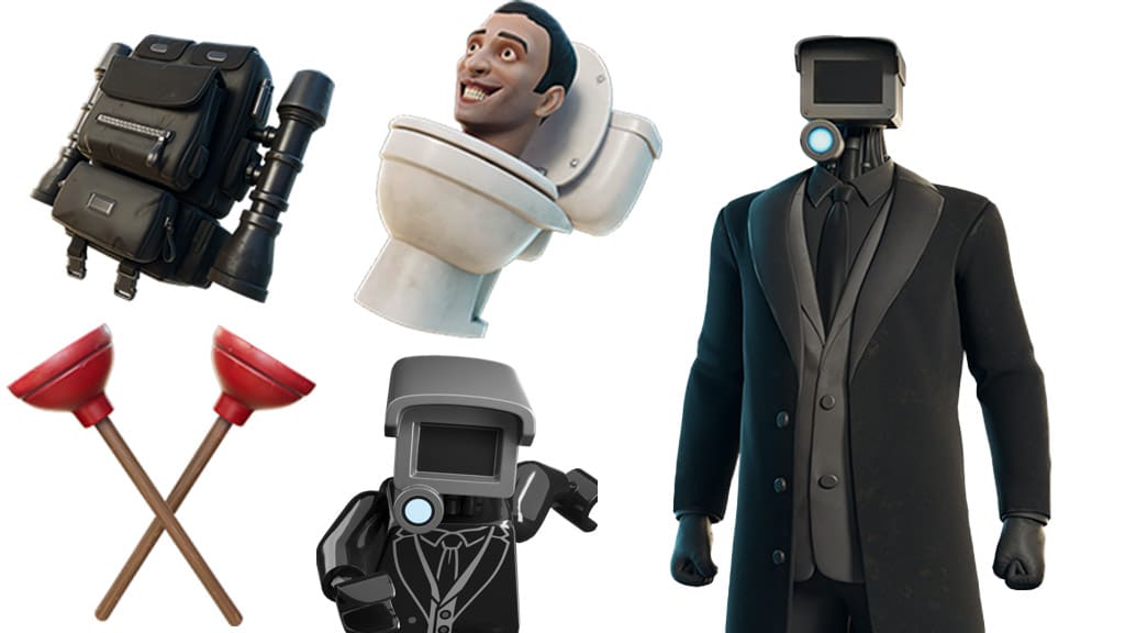 ¡Elimina a la competencia con los nuevos artículos de Fortnite x Skibidi Toilet!