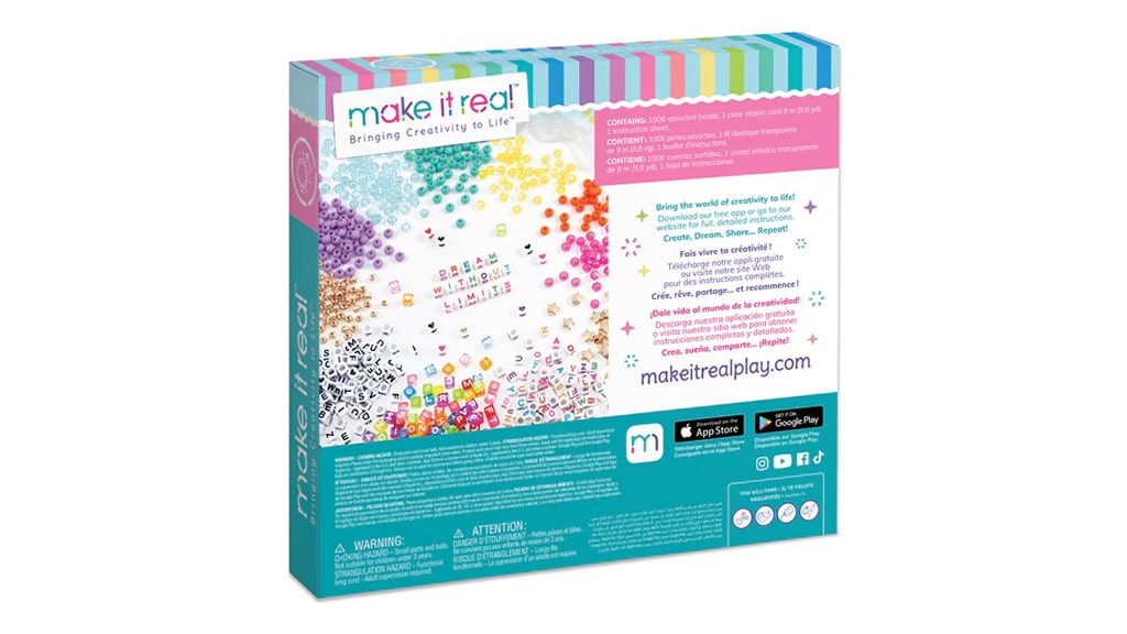 Make It Real Say Yes! set de pulseras de cuentas
