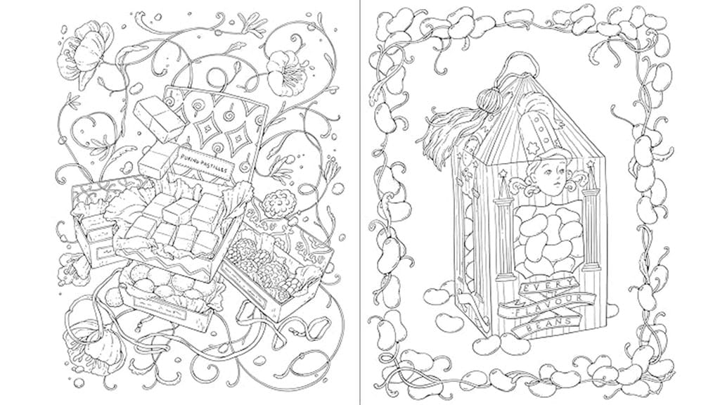 Dale vida al mundo mágico con los libros para colorear de Harry Potter