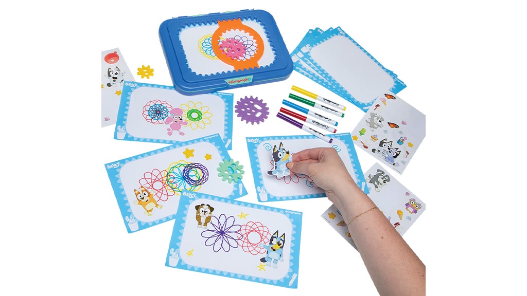 PlayMonster Spirograph Jr. Bluey