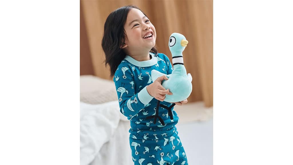 Los personajes de Mo Willems se preparan para la hora de dormir con una nueva colección de pijamas