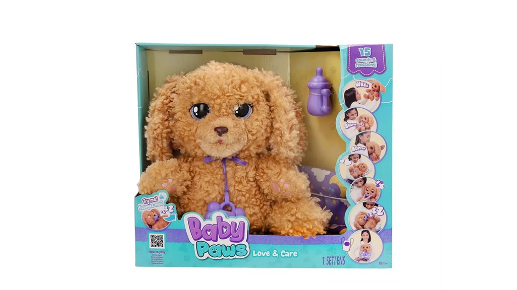 IMC Toys Baby Paws Love & Care Labradoodle