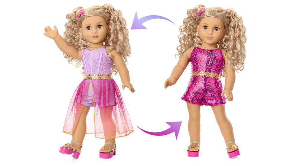 Las transformaciones de estilo de American Girl Truly Me son realmente encantadoras.