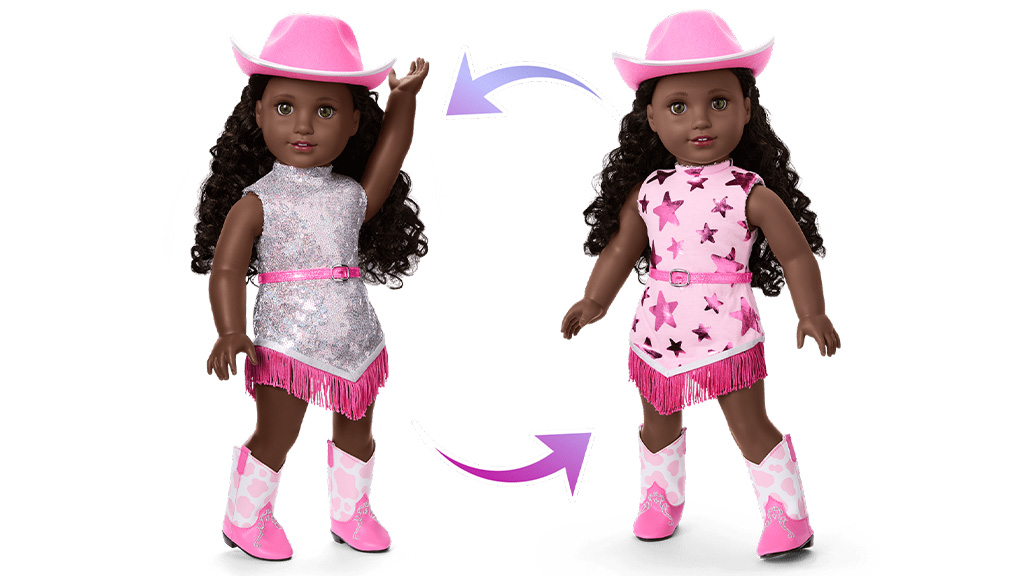 Las transformaciones de estilo de American Girl Truly Me son realmente encantadoras.