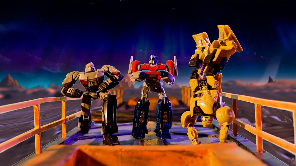 Estreno de la nueva serie de Transformers en stop-motion