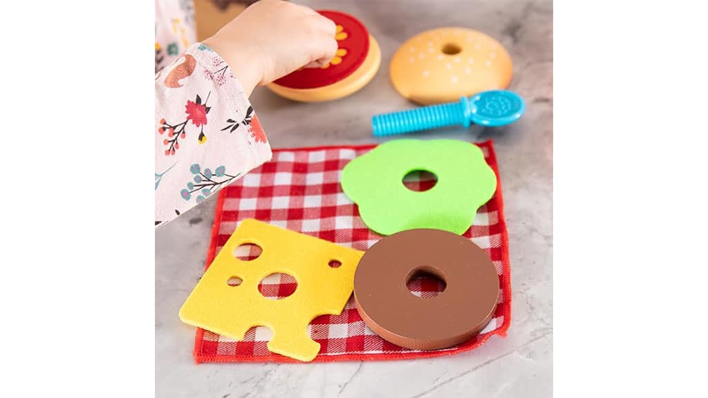 Fat Brain Toys Pretendables Set de Hamburguesa