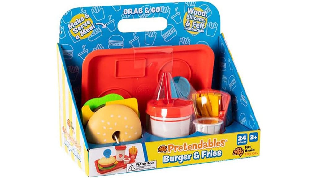 Fat Brain Toys Pretendables Set de Hamburguesa