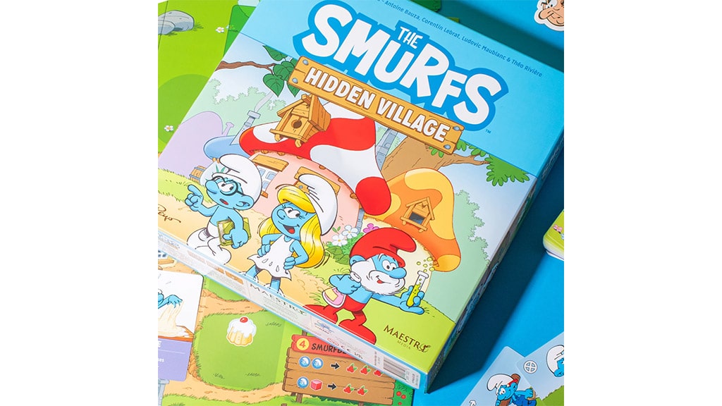 ¡Ahuyenta el aburrimiento con un nuevo juego de mesa de Los Pitufos!