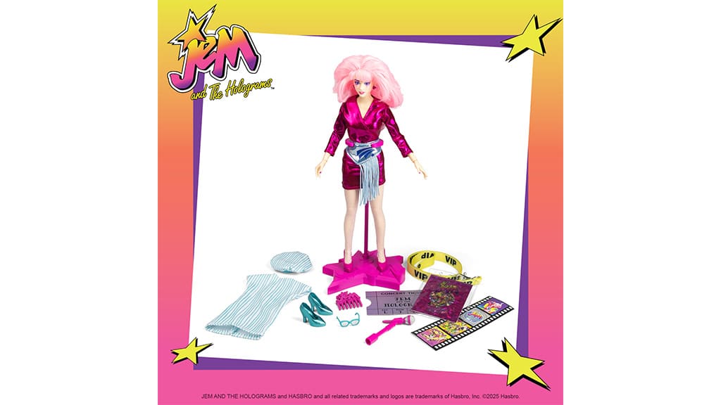 Esta muñeca de Jem y los Hologramas está lista para la gira de conciertos