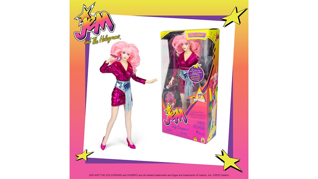 Esta muñeca de Jem y los Hologramas está lista para la gira de conciertos