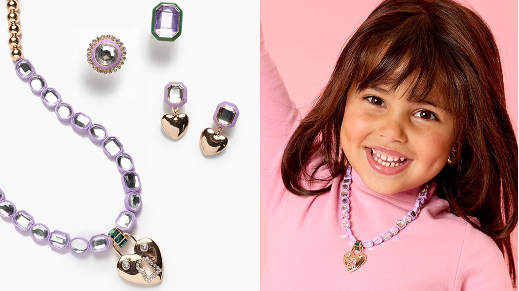 Haz tu habitación brillante con los sets de joyería de Super Smalls en lavanda.