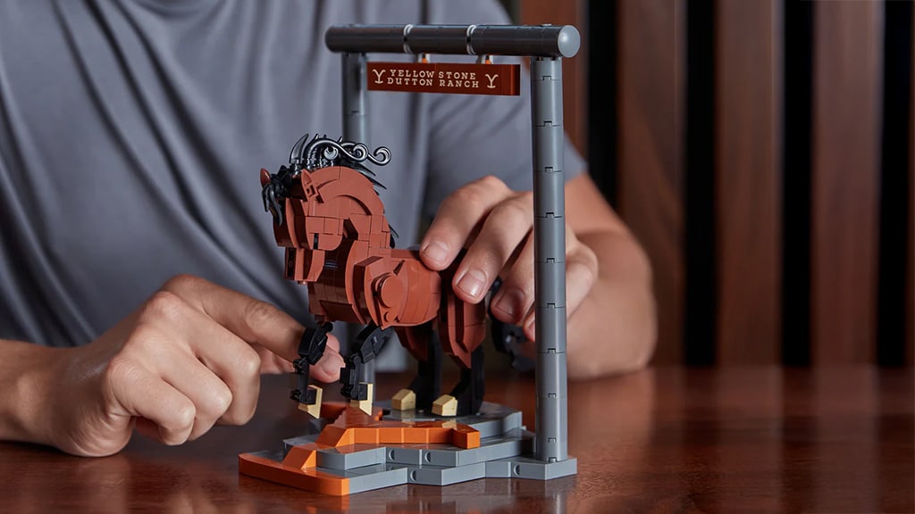 Brickcraft Yellowstone caballo