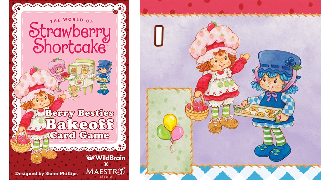¡Dulce con tus mejores amigos en un nuevo juego de cartas de pastel de fresa!