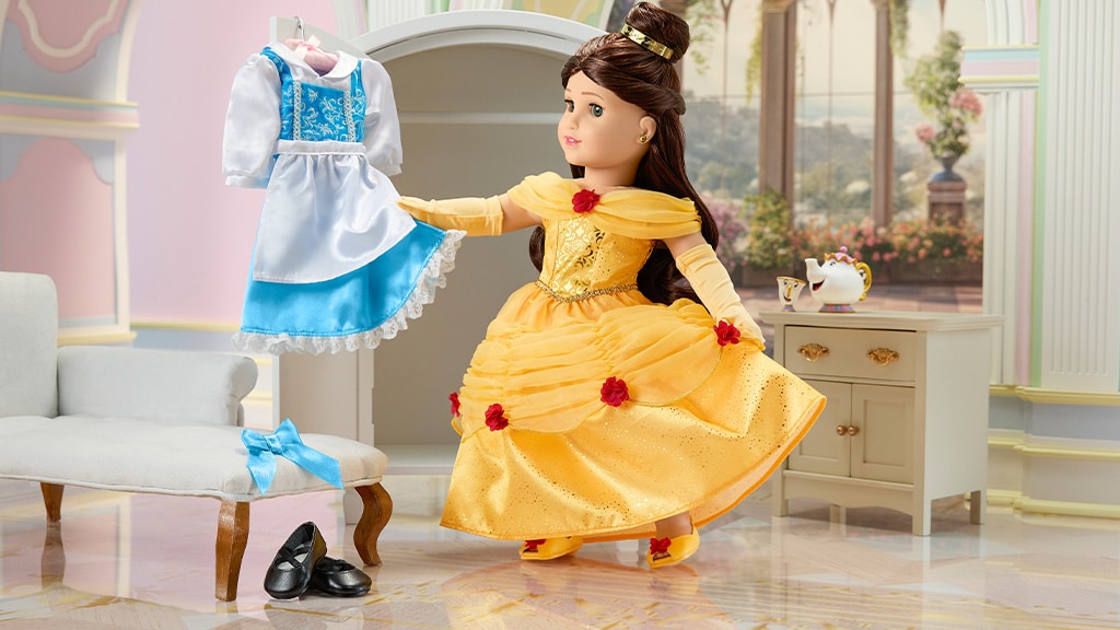 Cada día es un cuento de hadas con las nuevas muñecas de princesas Disney de American Girl