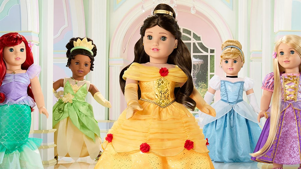 Cada día es un cuento de hadas con las nuevas muñecas de princesas Disney de American Girl