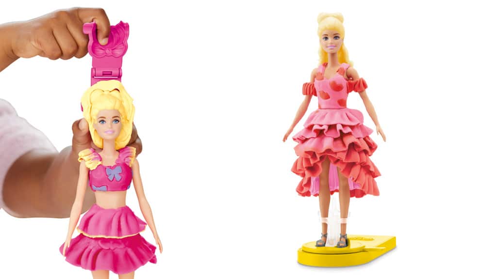 Las muñecas Barbie pueden desfilar en la pasarela con nuevos trajes y accesorios de Play-Doh