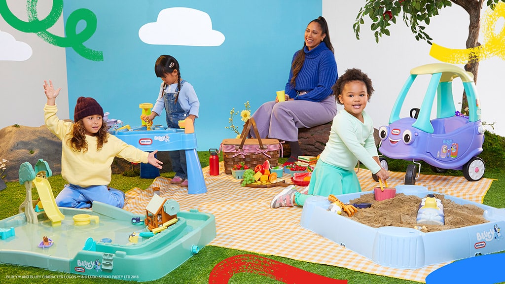 Salta a la primavera con los nuevos sets de juego al aire libre de Little Tikes Bluey