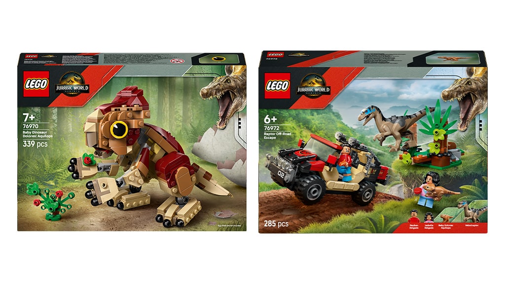 Estos sets de LEGO de Jurassic World Rebirth están lejos de la extinción