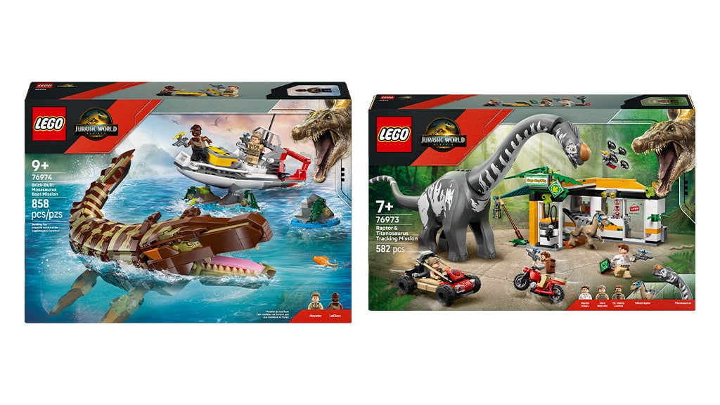 Estos sets de LEGO de Jurassic World Rebirth están lejos de la extinción