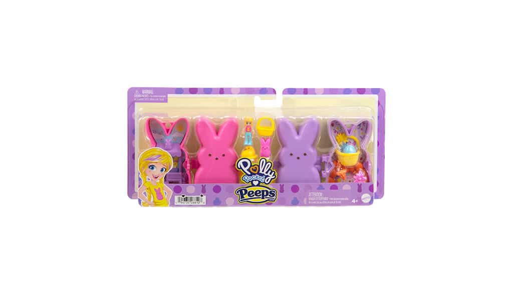 ¡Salta a la primavera con los mini sets de juego Peeps x Polly Pocket!