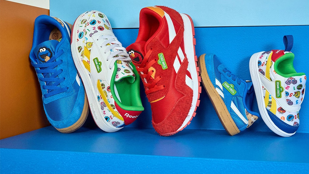 ¡La moda divierte con la colección de Reebok y Sesame Street!