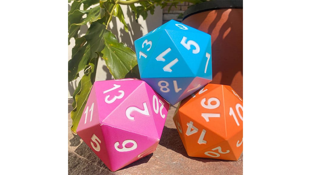 D20 gigante de Kess