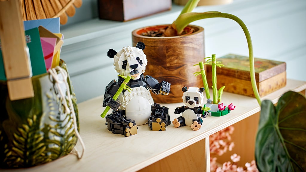 LEGO Creator 3 en 1 Animales Salvajes: Familia de Pandas