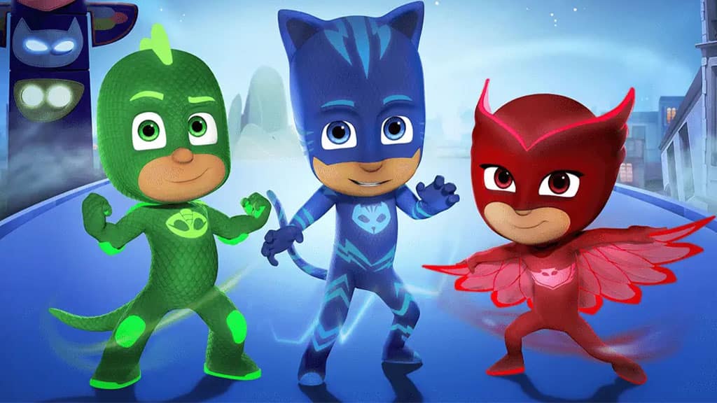 Aprende de los personajes de PJ Masks con la ayuda de Kiddopia