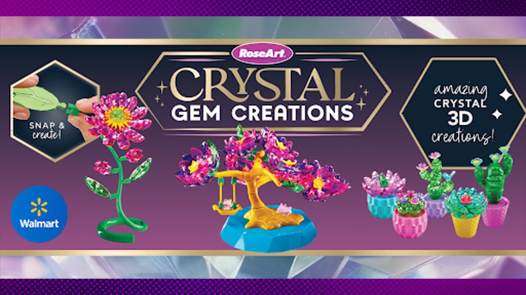 Crea un jardín de primavera con los nuevos kits de flores de cristal DIY de Cra-Z-Art