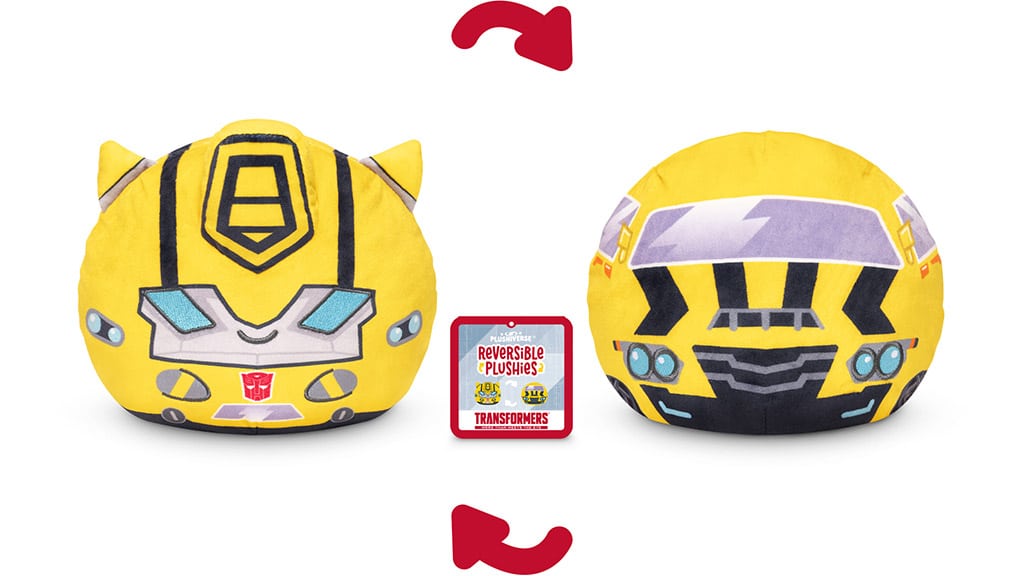 Aquí está la nueva colección de peluches Transformers de TeeTurtle