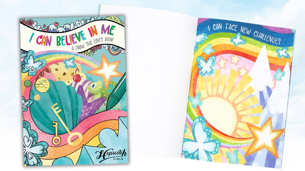 El nuevo libro para colorear de Hopscotch Girls va más allá de las líneas en la diversión.