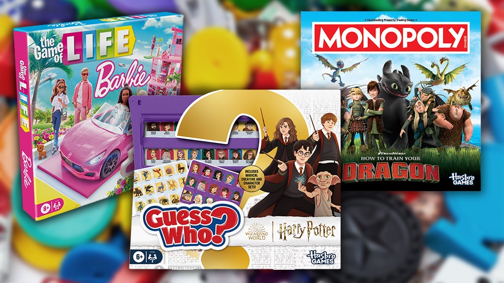Las familias pueden llevar un poco de magia al juego con los últimos juegos de mesa de Hasbro