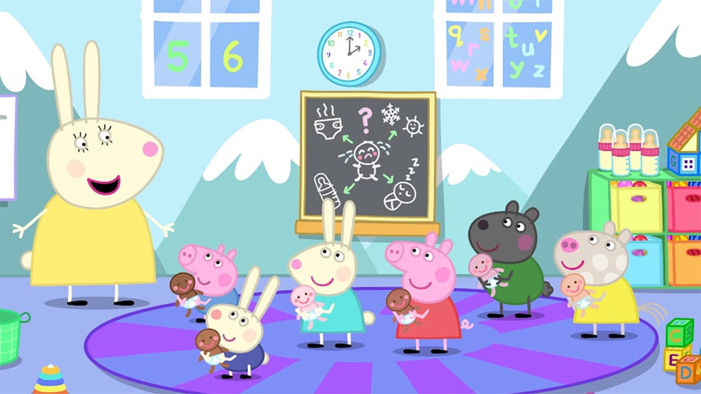 ¡Se celebra en cines de todo el mundo al nuevo miembro de la familia de Peppa Pig!