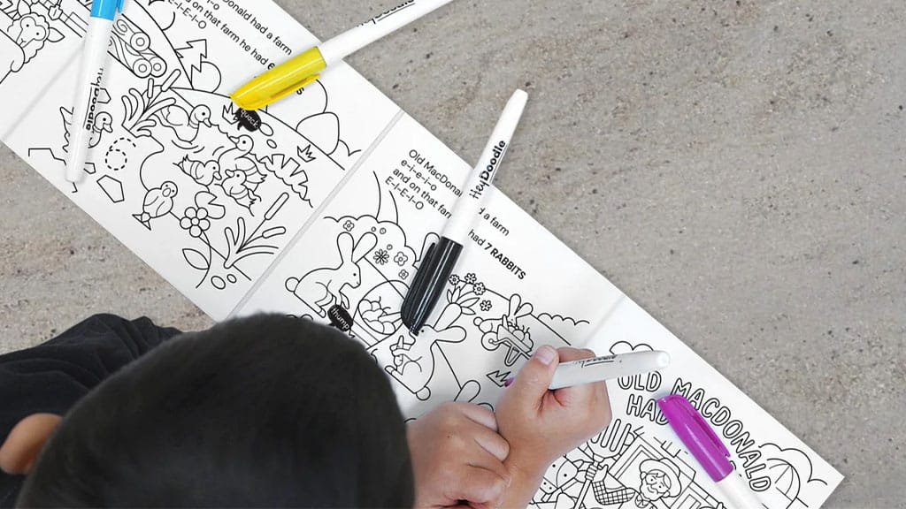 HeyDoodle Old MacDonald Coloring Book