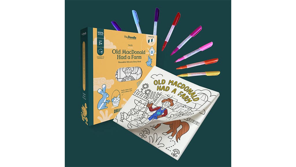 HeyDoodle Old MacDonald Coloring Book