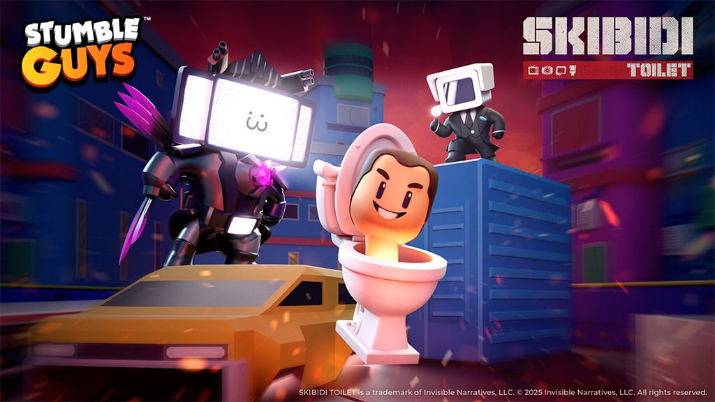 El Skibidi Toilet se une a la nueva temporada de Stumble Guys
