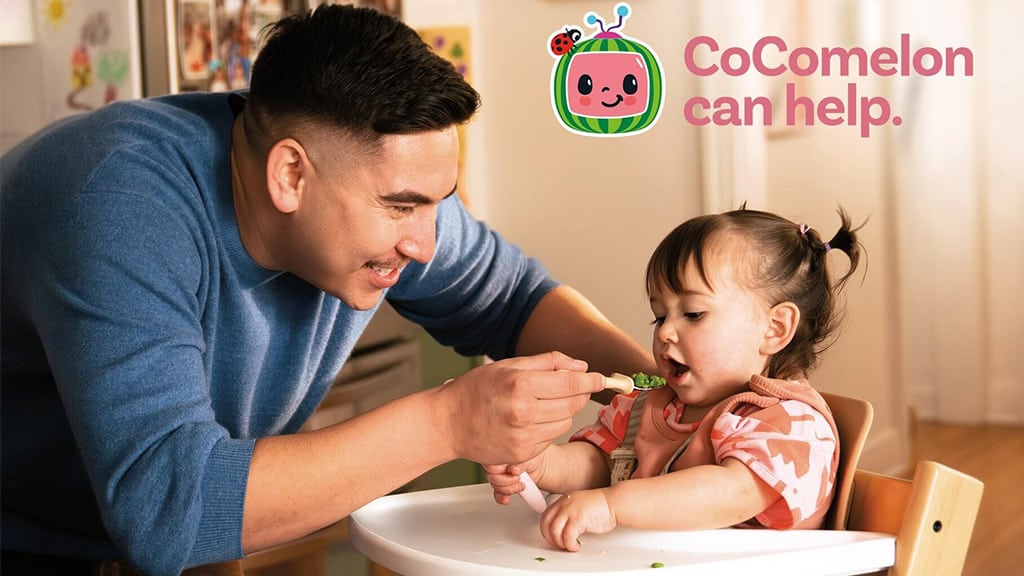 Una nueva campaña publicitaria muestra cómo CoComelon puede reducir el estrés de los padres