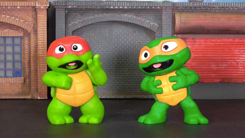 Playmates Toys Teenage Mutant Ninja Turtles cuentos: Tortugas Bebés Eructadoras