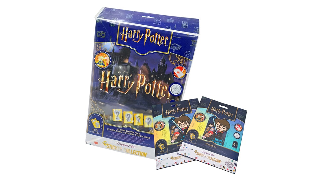 Podemos crear obras de arte mágicas con el álbum de pegatinas Craft Buddy Harry Potter