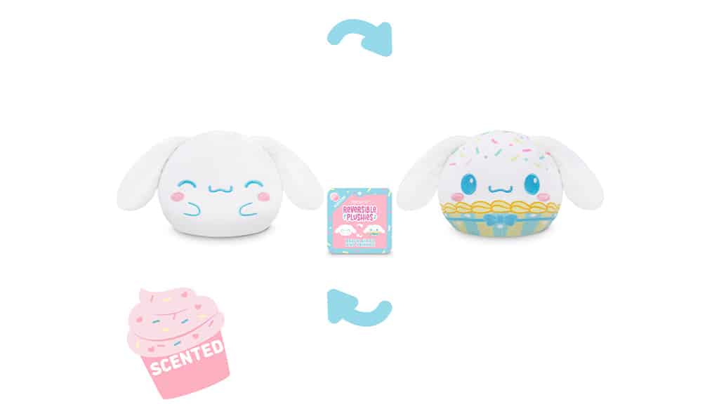 Las figuras de peluche de cupcake aromático de TeeTurtle Sanrio están hechas con amor.